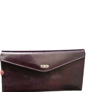 GARY Vintage Burgundy Leather Wallet USA Made Genuine Leather